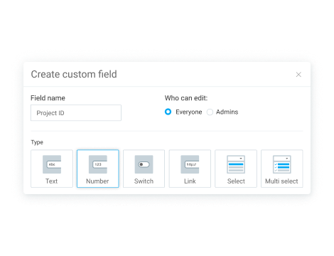 Custom fields