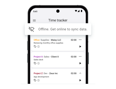 Offline timekeeping