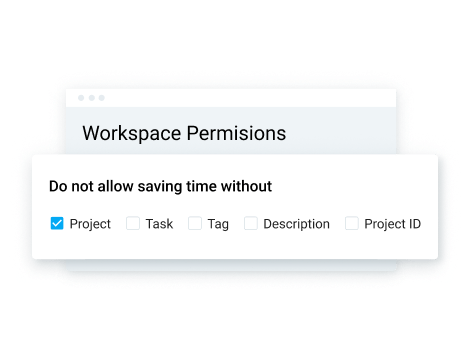 Required fields