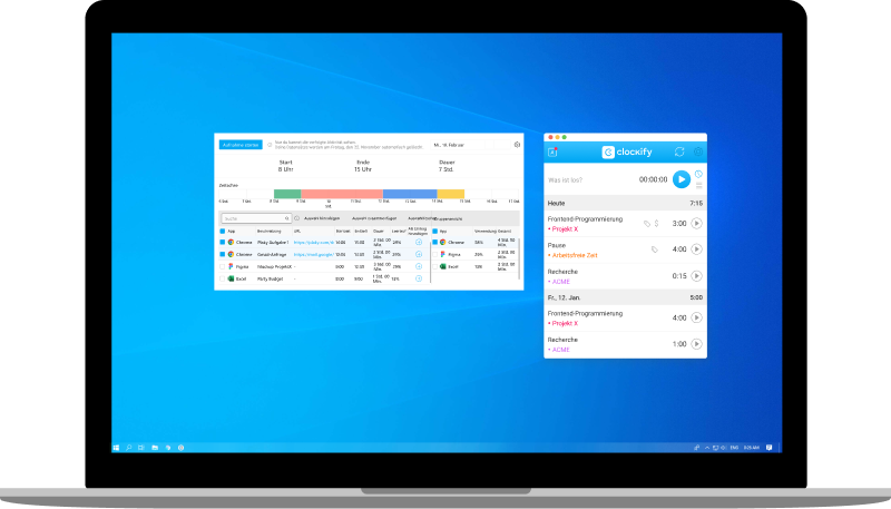 Free automated time tracker — Clockify screenshot