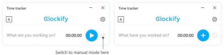 Capture d'écran de l'appli de suivi du temps Windows pour modifier les détails