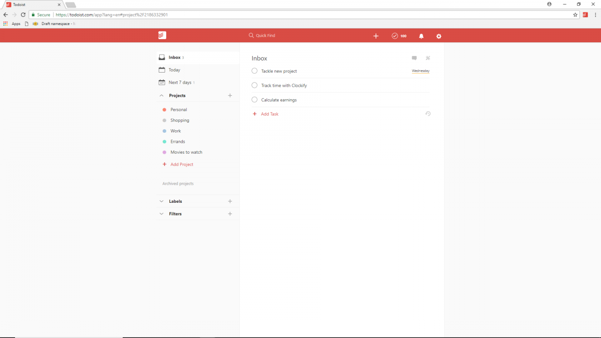 extension chrome todoist