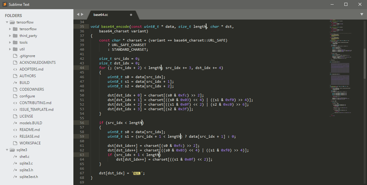 Best productivity tools for programmers: Sublime Text