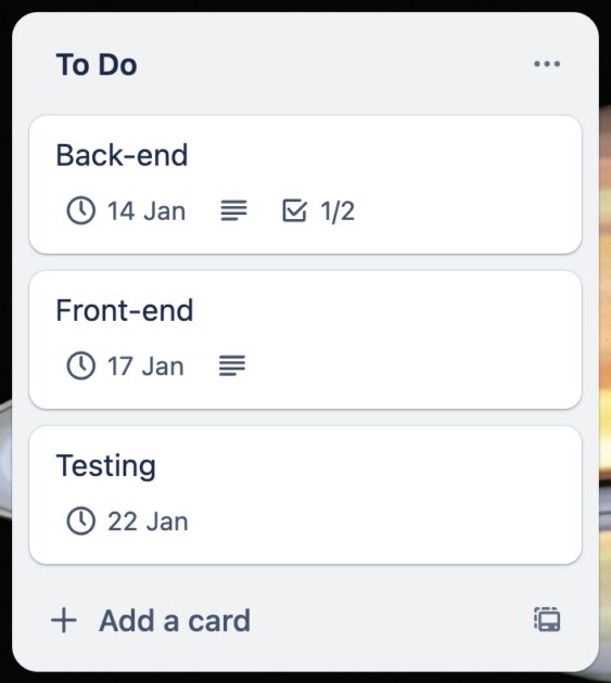 Prioritizing tasks in Trello