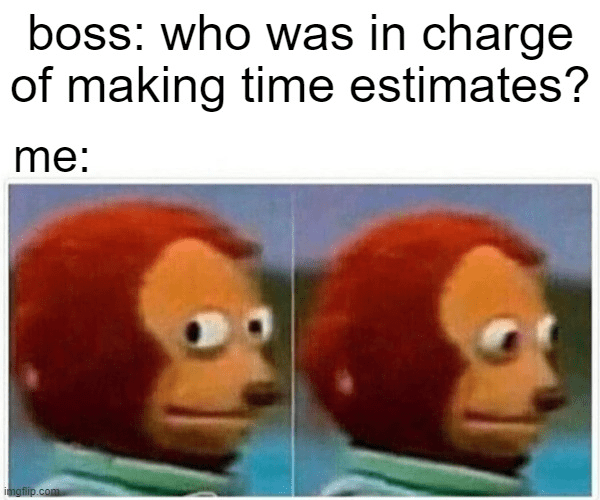 7.Time estimates meme