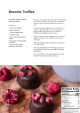 Brownie truffles recipe