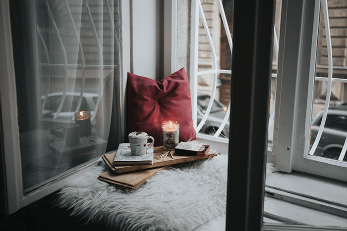 window seat for meditation