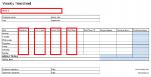 daily timesheet app