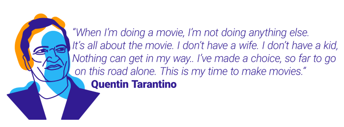 Quentin Tarantino quote about time