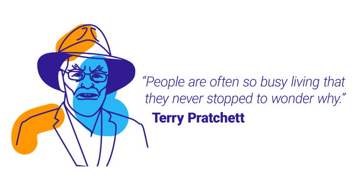 Terry Pratchet quote about time