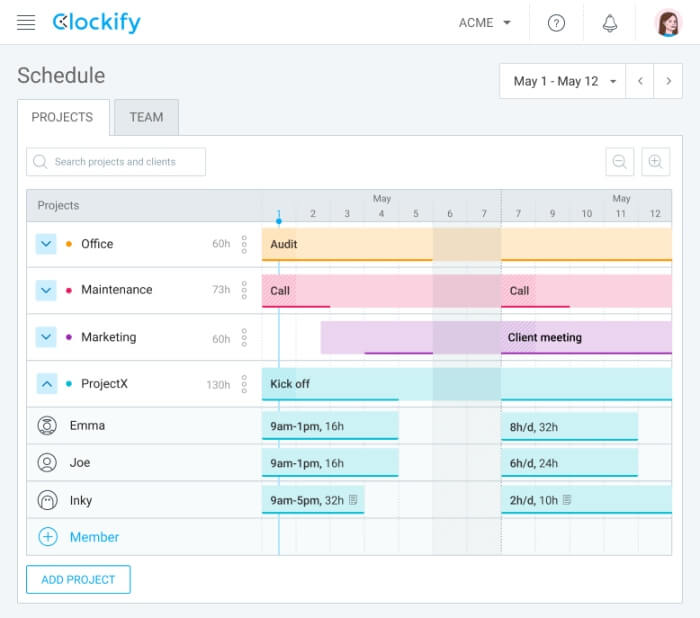 Clockify Workforce