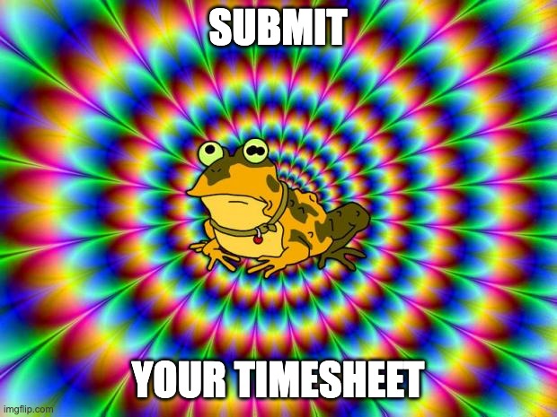 Submit you timesheet meme