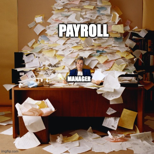9 Payroll week vs me meme
