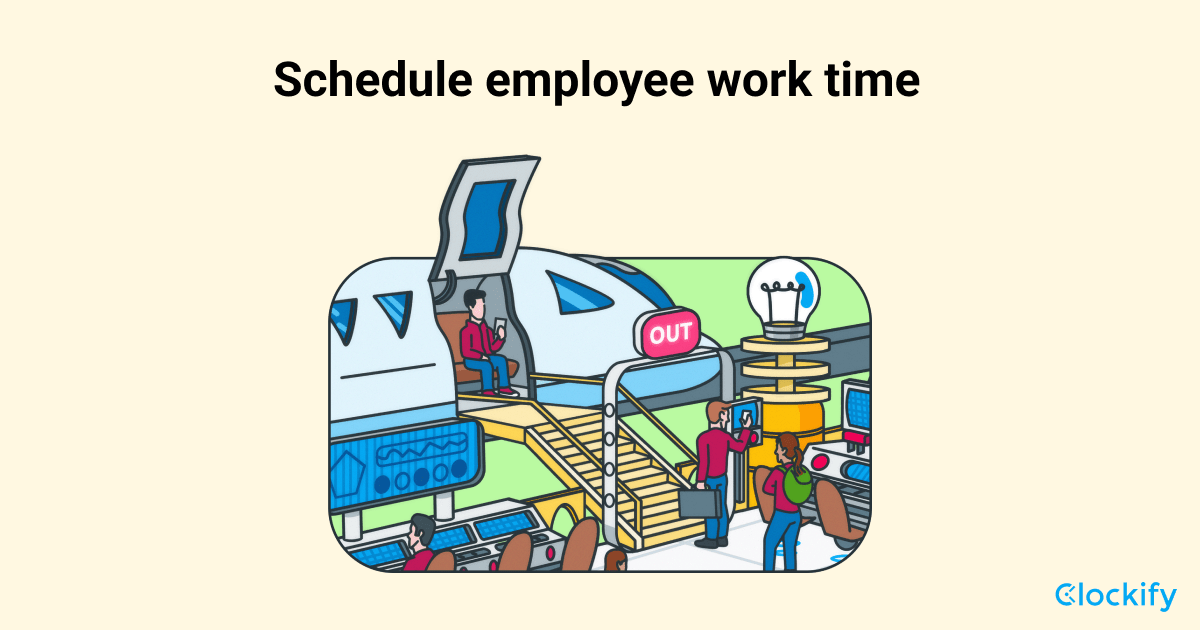 make employee work schedule