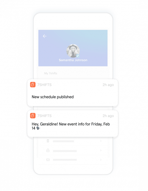 7shifts - schedule notifications