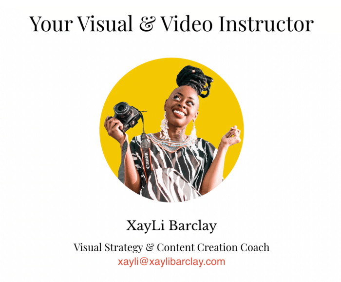 xayLi visual and video instructor