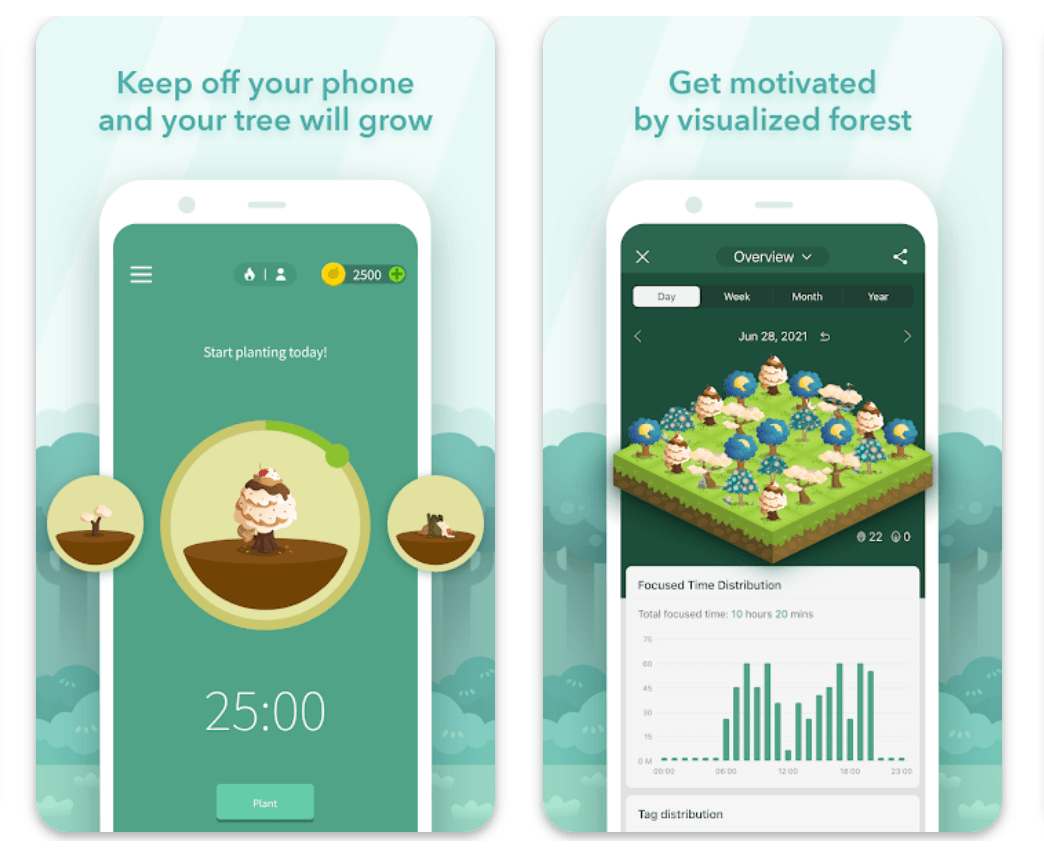 Forest productivity app