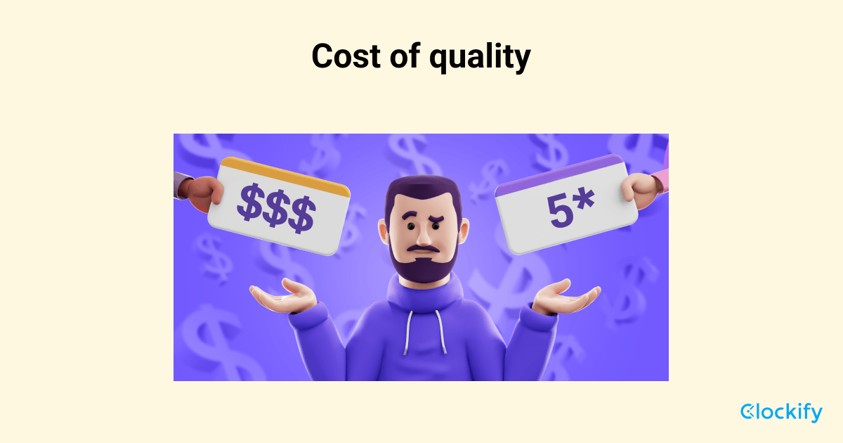 Cost of quality in project management