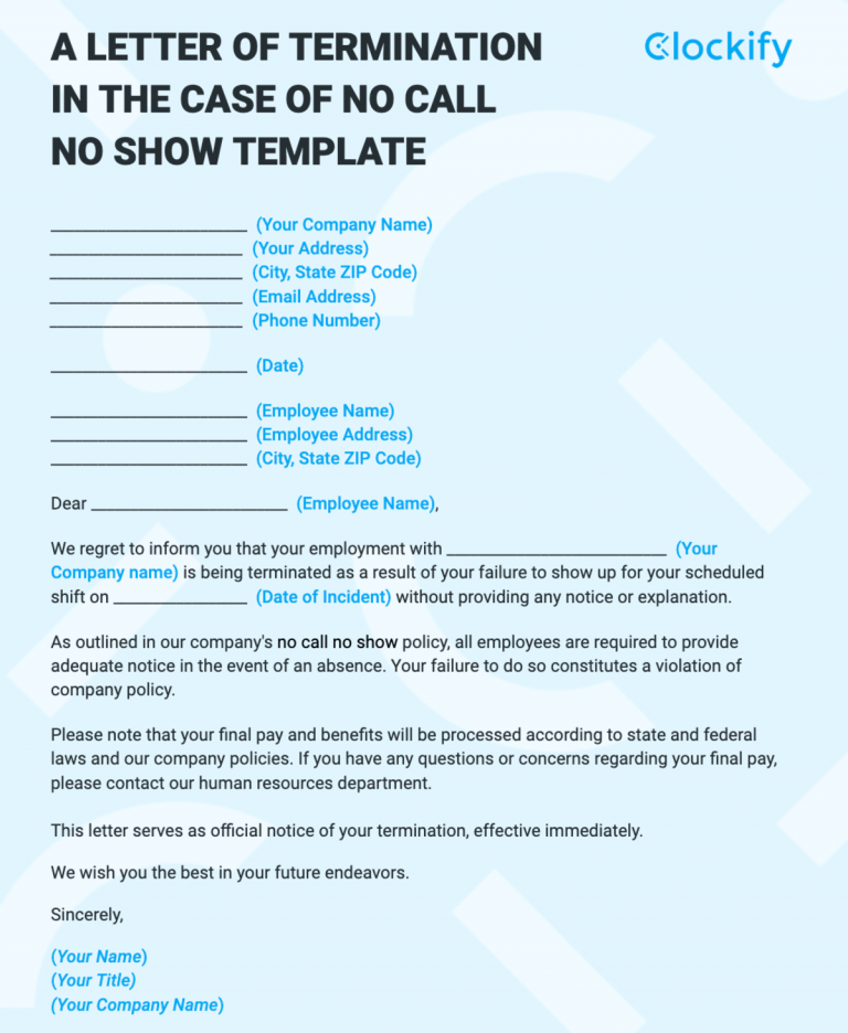 How to Handle No Call No Show Cases (+ Free Templates)