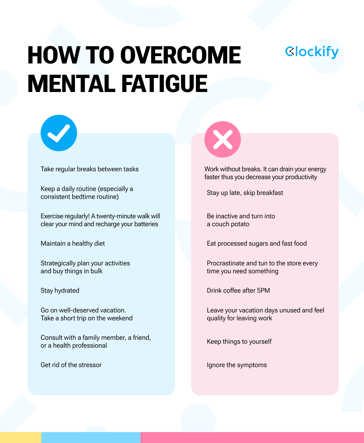 Mental fatigue and concentration