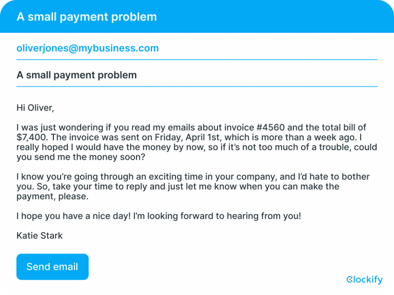 How to ask for payment professionally (+ templates)