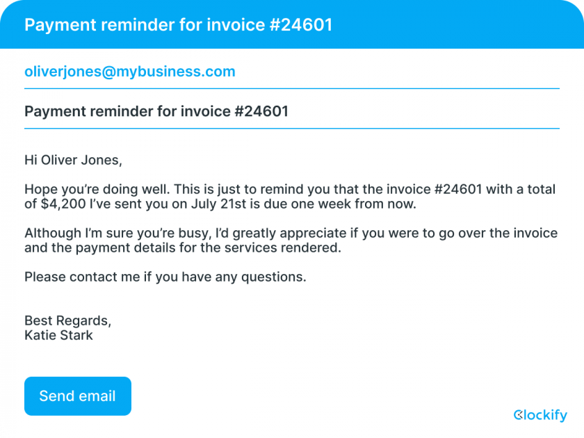 How to ask for payment professionally (+ templates)