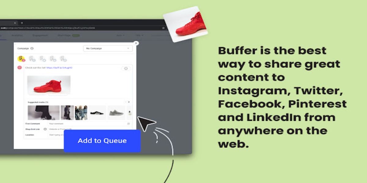 Buffer chrome extension