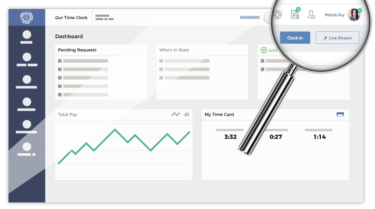 TimeClock: fichado con código de barras para Simple In/Out • Simple In/Out