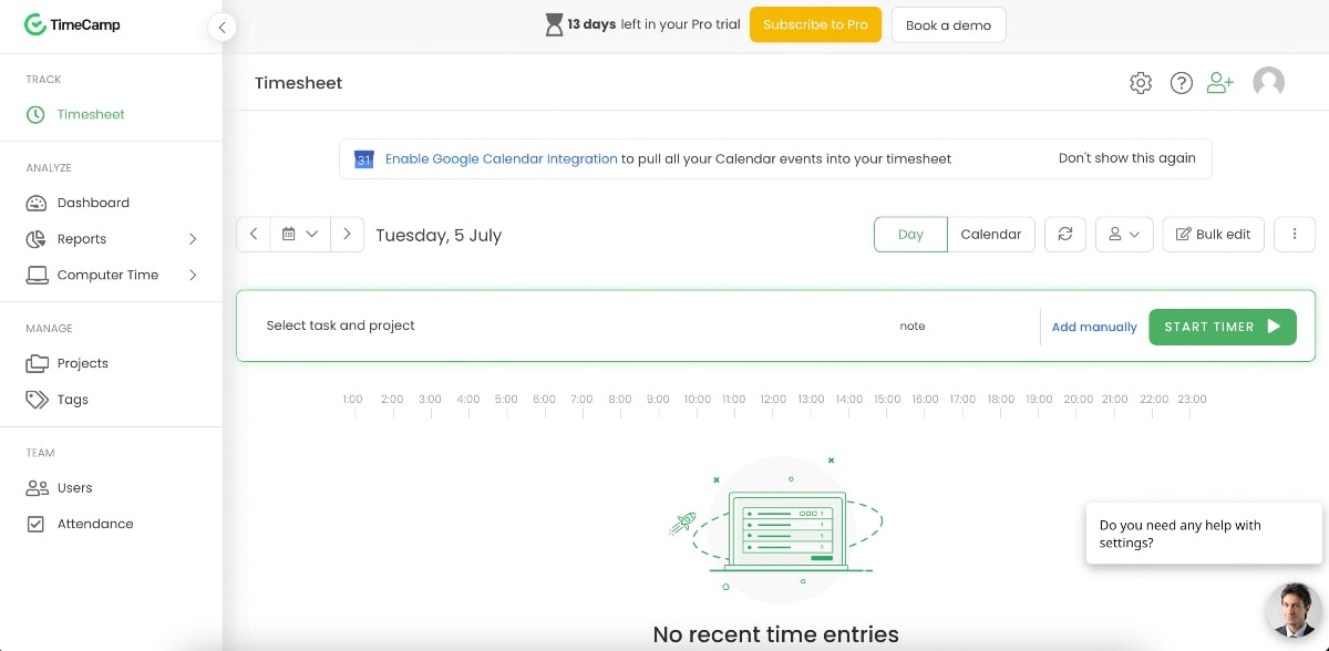 TimeClock: fichado con código de barras para Simple In/Out • Simple In/Out