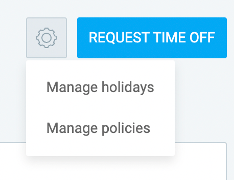 Managing time off policies in Clockify