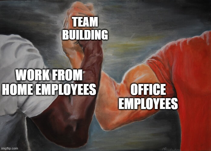 Work from home office meme
