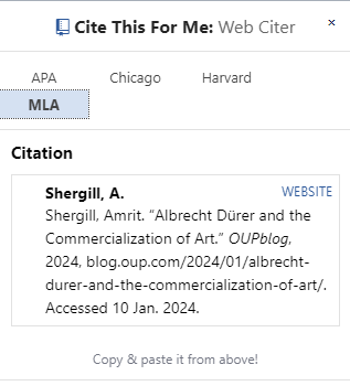 Cite This For Me Citation Styles