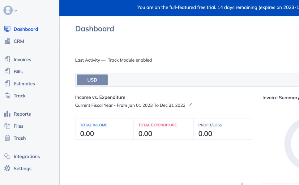 Hiveage dashboard