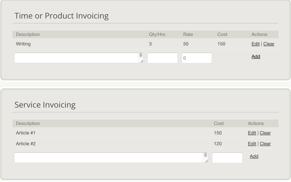 Simplybill invoicing