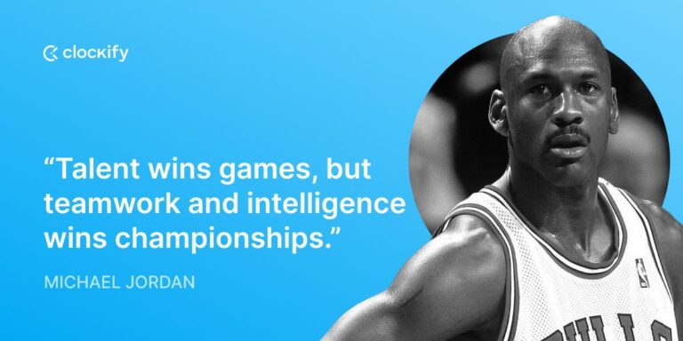 Michael Jordan motivating teammates during a basketball game