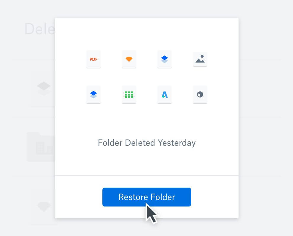 Dropbox File Recovery System