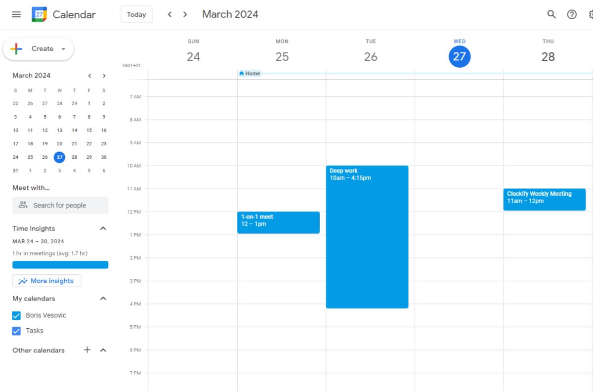 Google Calendar