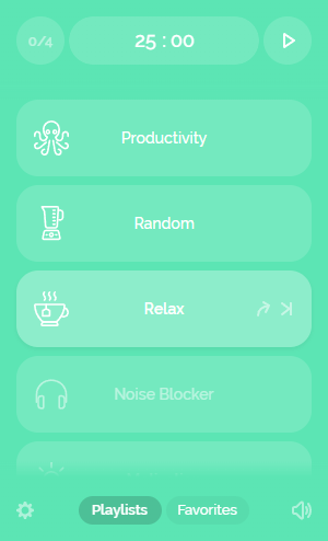 Noisli Playlist