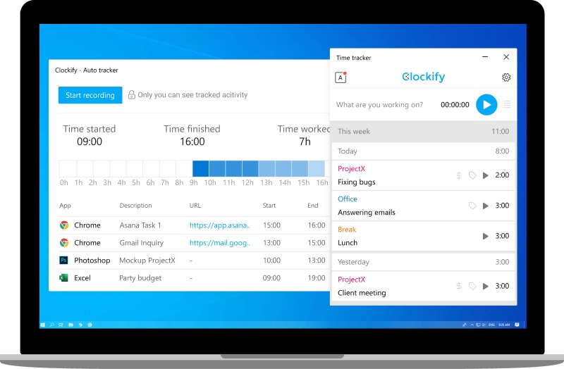 Track your apps and programs for greater productivity