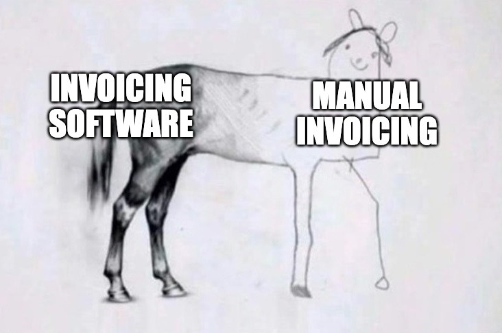 Software vs manual invoicing