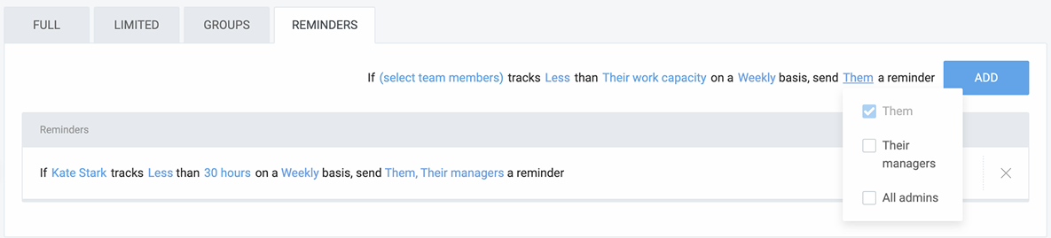 Clockify reminders