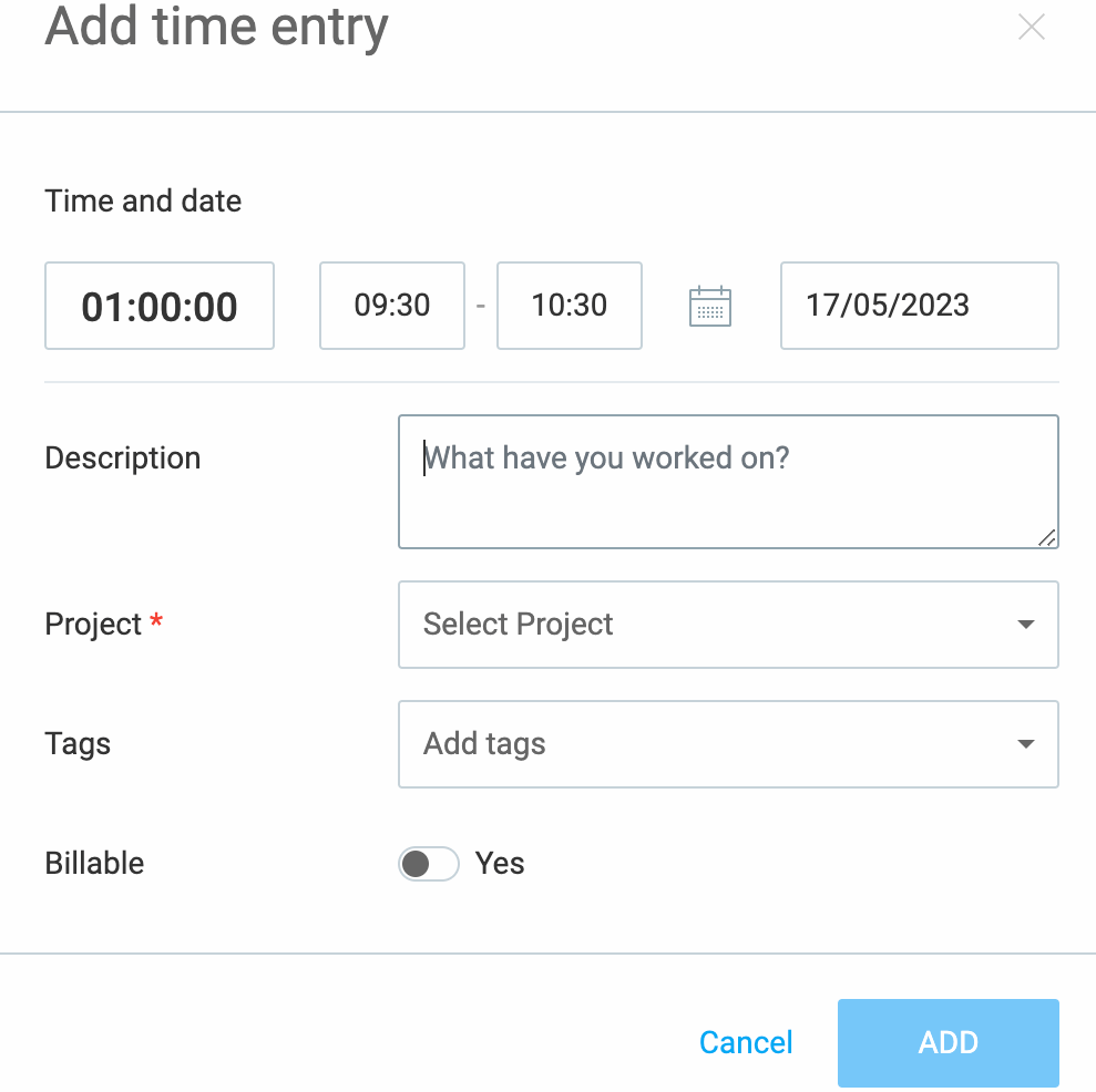 Adding-time-entry