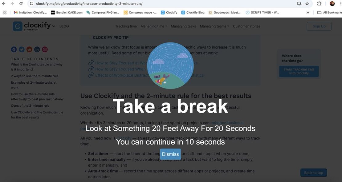 Take a Break extension