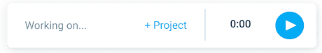Timer in Clockify