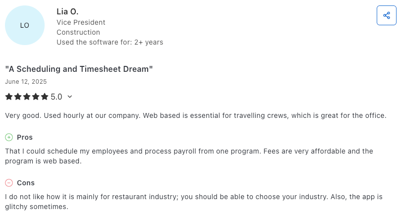 Deputy user review