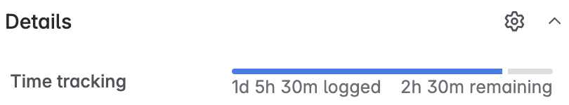 Tracking remaining time estimate in Jira