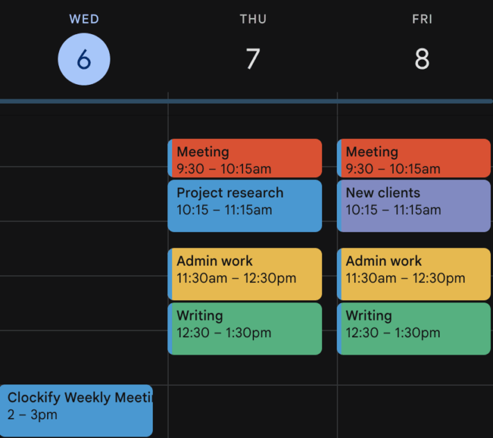 Automatically created events in Google Calendar