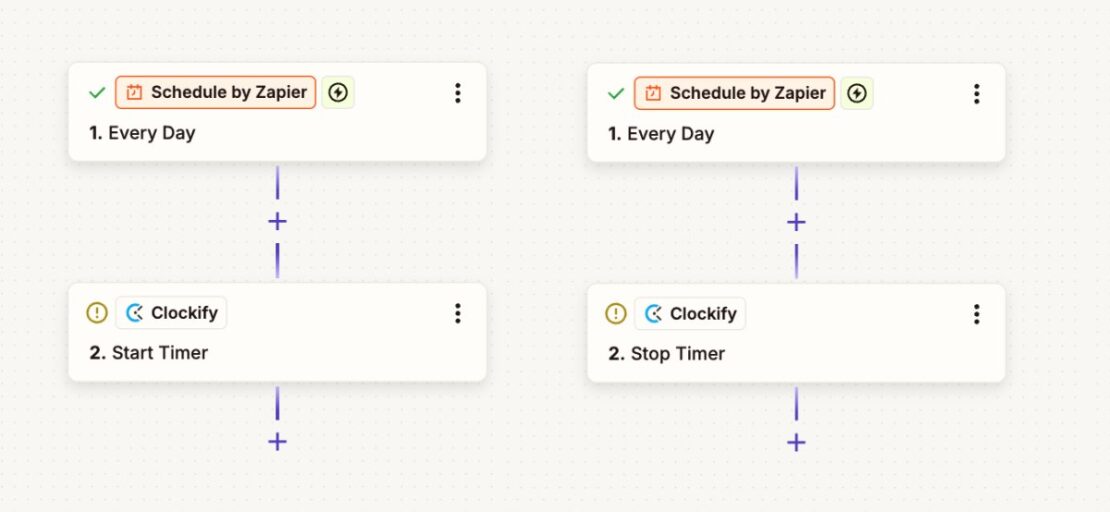 Creating a Clockify Timer Zap in Zapier