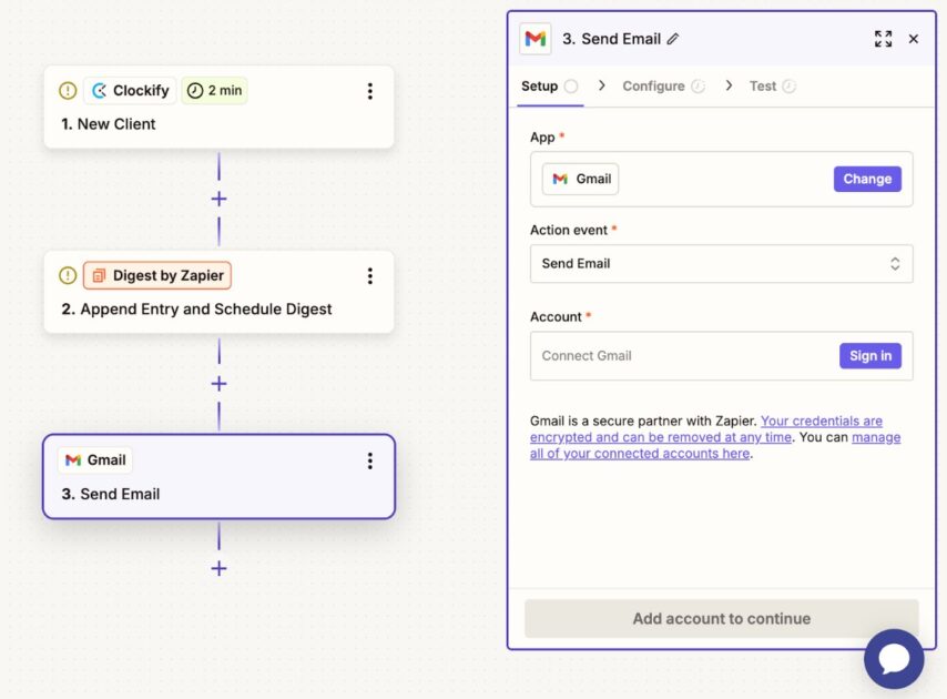 Creating a digest in Zapier