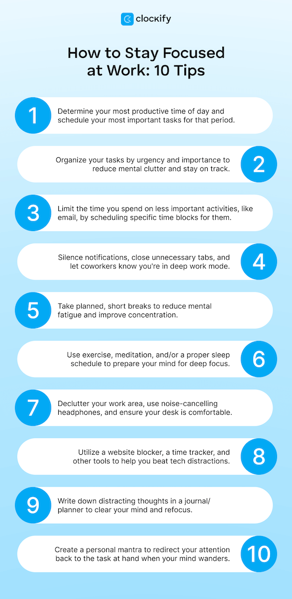 How to Stay Focused at Work_ 10 Tips